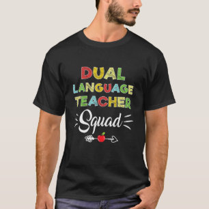 Camiseta Primeiro Dia De Professores Legal De Língua Dupla 