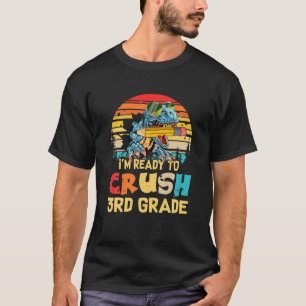 Camiseta Primeiro Dia Do 3º Grau Pronto Para Esmagar O Jard