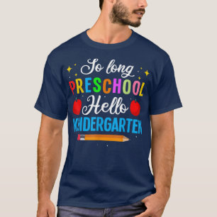 Camiseta Primeiro Dia Do Jardim De Infância Ano Novo Da Esc