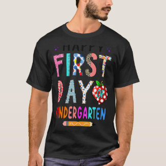 Camiseta Primeiro Dia Do Jardim De Infância De Volta à Esco