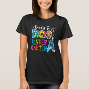 Camiseta Primeiro Dia Do Jardim De Infância Pronta Para Roc