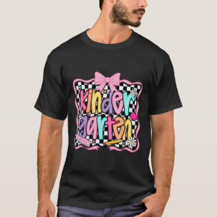 Camiseta Primeiro Dia Do Pacote Floral Do Jardim De Infânci