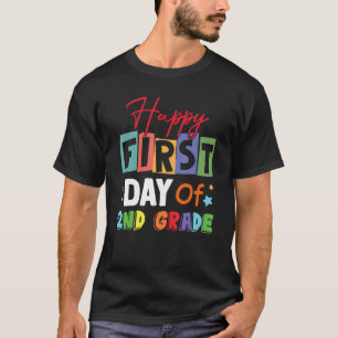 Camiseta Primeiro Dia Do Segundo Ano Esquadrão Volta às Aul