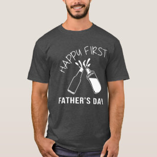 Camiseta Primeiro dia dos pais feliz