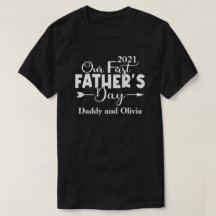 Primeiro Dia dos Pais Masculino Preto