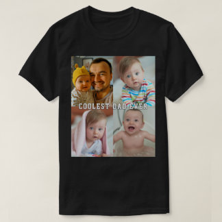 Camiseta Primeiro Dia dos Pais Pai Mais Legal de Todos Foto