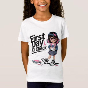 Camiseta Primeiro dia Verificar estilo do Cobrir Pré-disque