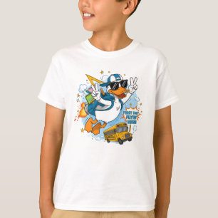 Camiseta Primeiro Dia Voando Alto – Pato Legal de Volta às