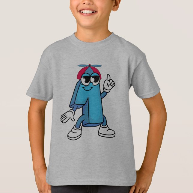 Camiseta primeiro dígito número um (Frente)