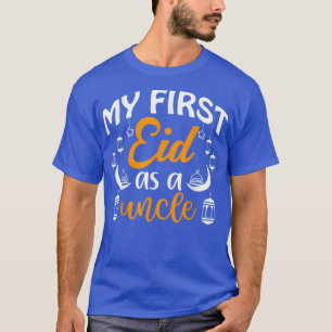Camiseta Primeiro Eid Como Tio Feliz Eid Al Fitr Al Adha Mu