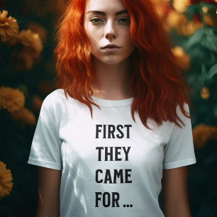 CAMISETA PRIMEIRO ELES VIERAM PARA ...