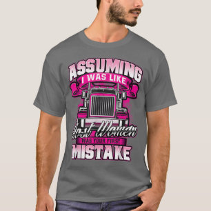 Camiseta Primeiro ErroFemale Semi Trucker Truc