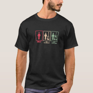Camiseta Primeiro Eu Era Solteiro, Depois Eu Tinha Uma Guit