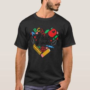 Camiseta Primeiro Grau Esquadrão Estacionário Coração Lo