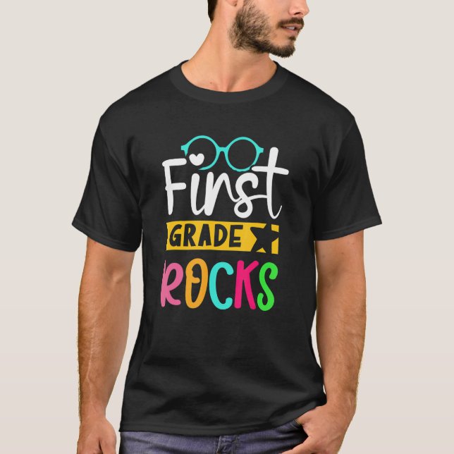 Camiseta Primeiro Grau Rocks De Volta Para O Professor De E (Frente)