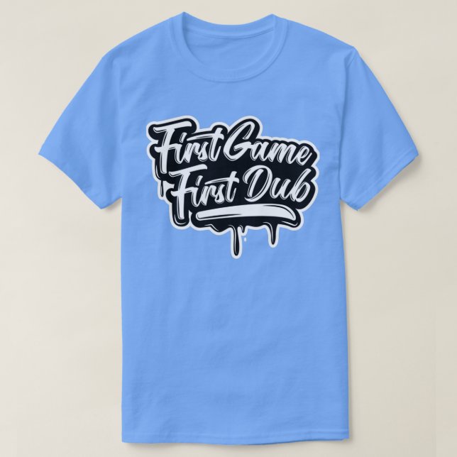Camiseta Primeiro Jogo Primeiro Dub (Frente do Design)