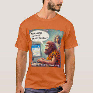 Camiseta Primeiro Login do Yarg: Bancário como um Homem das