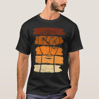Camiseta Primeiro Mês de História Preta Inspirador Preto