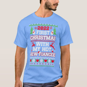 Camiseta Primeiro Natal 2022 Com A Minha Nova E Quente