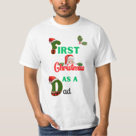 Camiseta Primeiro Natal como feriado PAI
