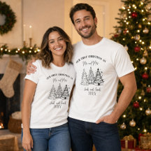 Primeiro Natal Personalizado Senhor e Senhora Comb