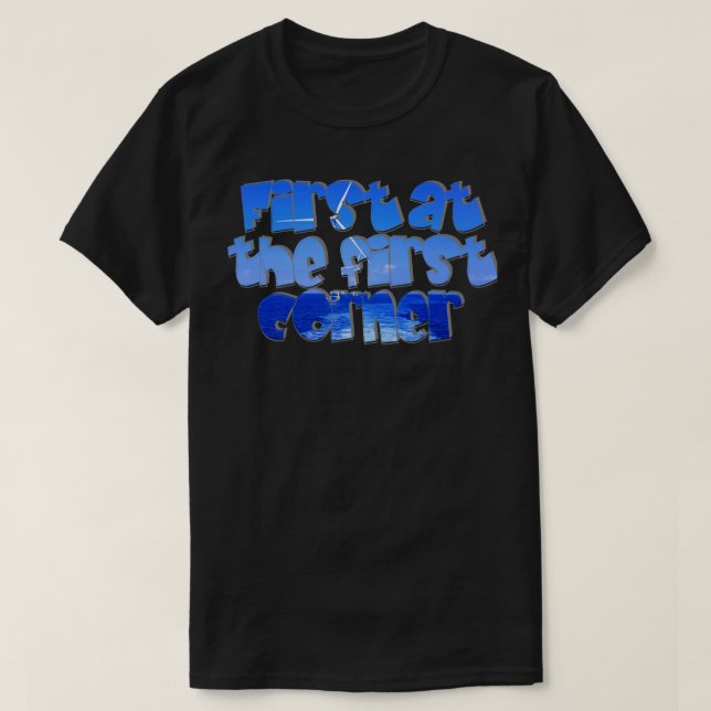 Camiseta Primeiro no primeiro canto (Frente do Design)