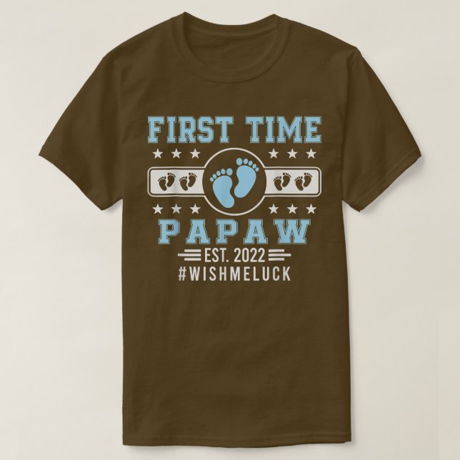 Camiseta Primeiro Papaw Est (Frente do Design)