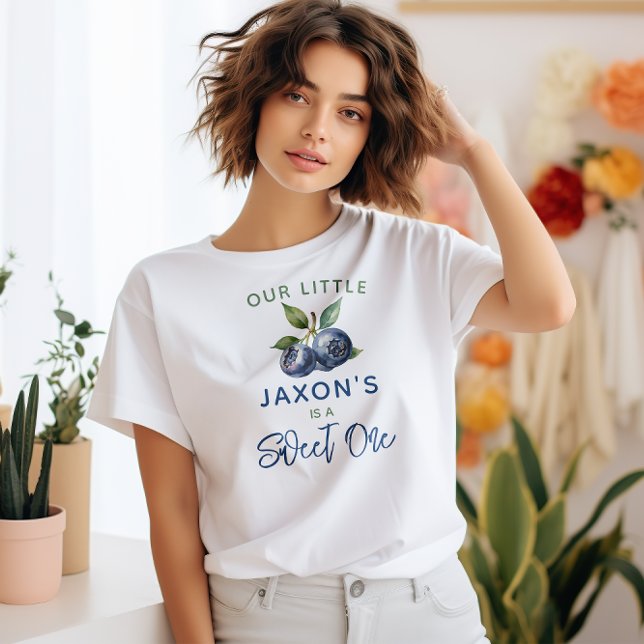 Camiseta Primeiro Partido do primeiro aniversario Berry Blu (Criador carregado)