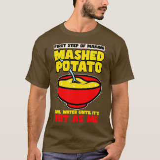 Camiseta Primeiro Passo Das Batatas Lavadas Com Fazer