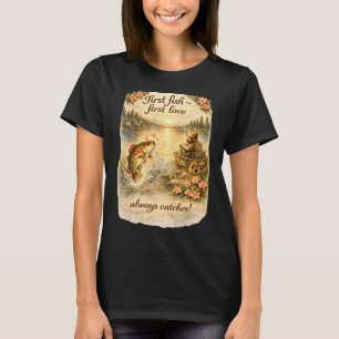 Camiseta Primeiro Peixe Primeiro Amor Sempre Pega