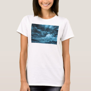 Camiseta Primeiro plano de gelo azul, Islândia