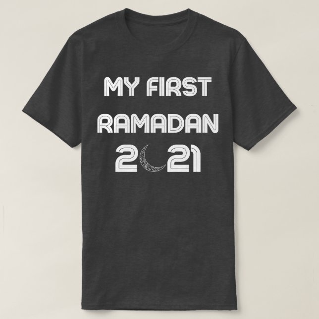 Camiseta Primeiro presente islâmico RAMADAN 2021 (Frente do Design)