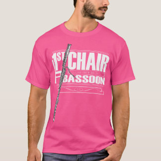 Camiseta Primeiro Presidente Bassoon, Banda E Jogador De Or