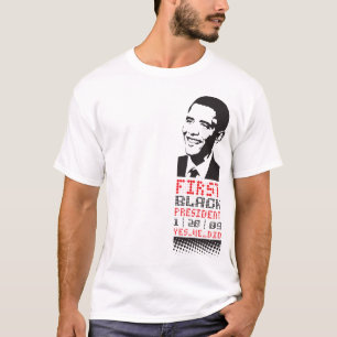 Camiseta primeiro presidente preto (sem o logotipo)