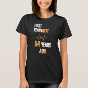 Camiseta Primeiro Pulso Há 54 Anos Aniversário