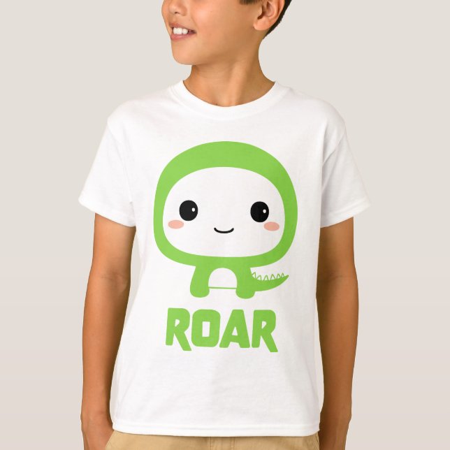 Camiseta Primeiro Raio! Dinossauro (Frente)