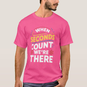 Camiseta Primeiro Respondedor de Serviços Médicos de Emergê