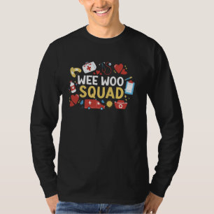 Camiseta Primeiro Respondente EMS Wee Woo Emergência EMT P