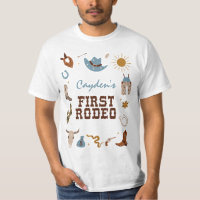 Primeiro Rodeio western cowboy primeiro aniversári