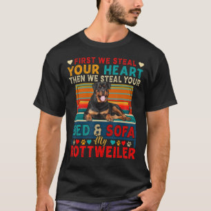 Camiseta Primeiro Rouba Seu Coração Bestial Depois Cama E S