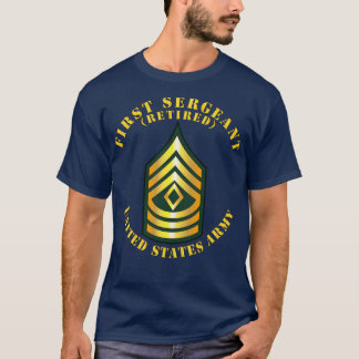 Camiseta Primeiro Sargento do POCKET 1SG aposentado