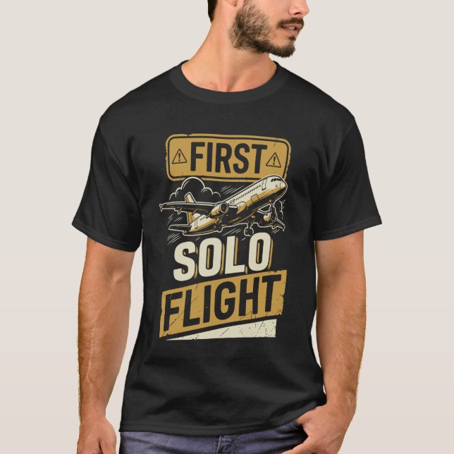 Camiseta Primeiro Voo Solo (Frente)