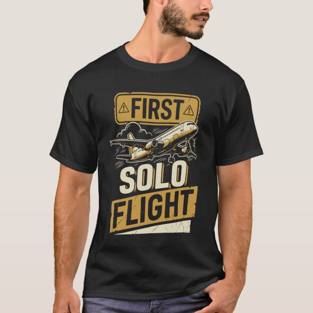 Camiseta Primeiro Voo Solo (Frente)