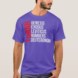 Camiseta Primeiros 5 Livros Torah Hebraico Israelitas Yeshu