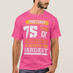 Camiseta Primeiros 75 anos da infância