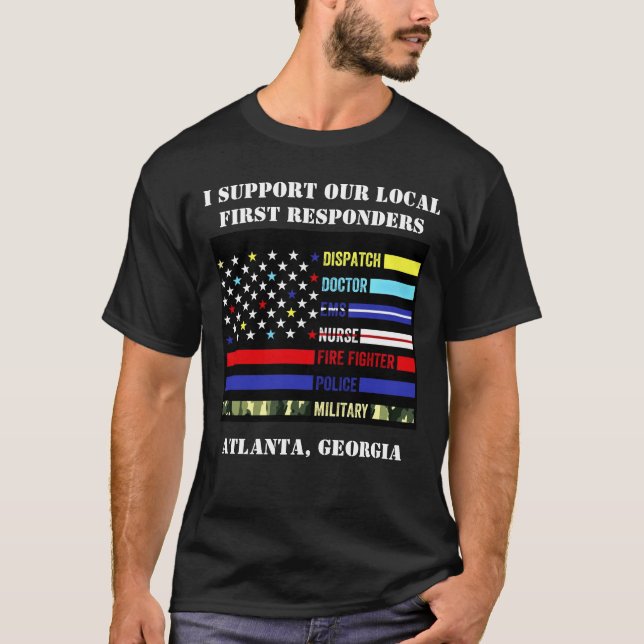 Camiseta Primeiros respondedores (Frente)