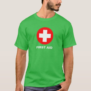 Camiseta Primeiros Socorros - Médico - Ambulância, Ajuda