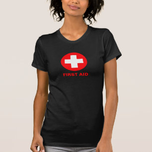 Camiseta Primeiros Socorros - Médico (Cruz) - Ambulância,