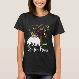 Camiseta Primo Bear Autismo Sensibilização Apoio ao Amor