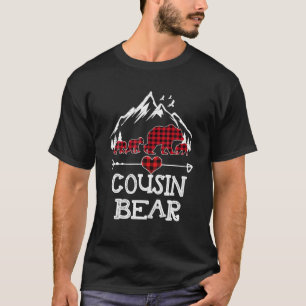 Camiseta Primo Bear Red Buffalo Xadrez Primo Bear Pajama